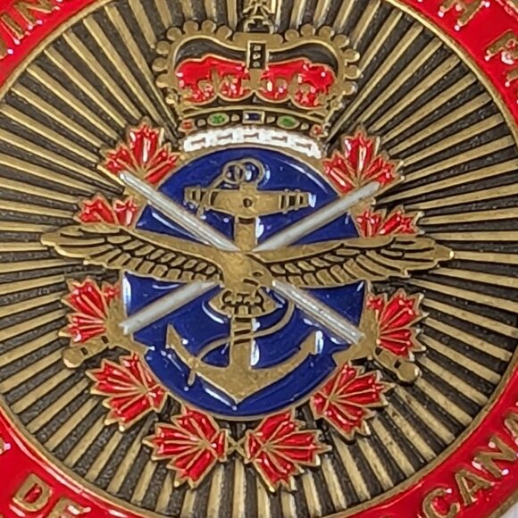 CANADIAN ARMED FORCES VETERANS SERVING CANADA WITH PRIDE MEDALLION COIN WAR - Picture 6 of 10